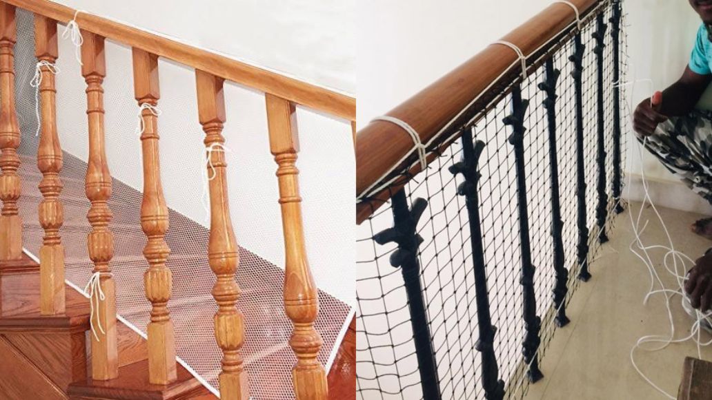 Stairecase Safety Nets Installation in Mysore